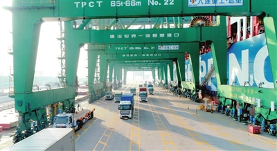 天津港港口自动驾驶示范区（二期）启动运行
